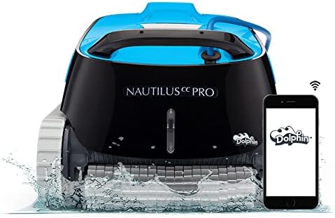 Dolphin Nautilus CC Pro Wi-Fi robotic pool vacuum professional design front view