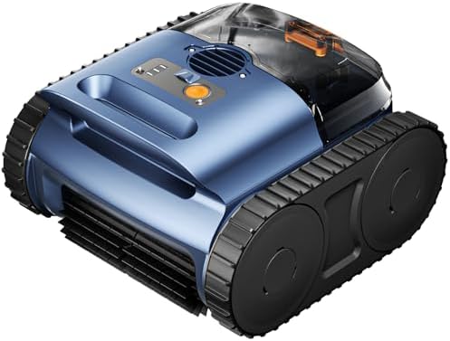 Nepturox navy blue color variant cordless pool vacuum