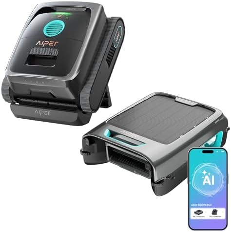 AIPER Experts Duo gray and blue color variant pool cleaning system