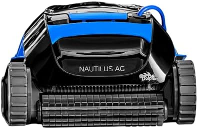 Dolphin Nautilus CC robotic pool vacuum cleaning inground pool floor