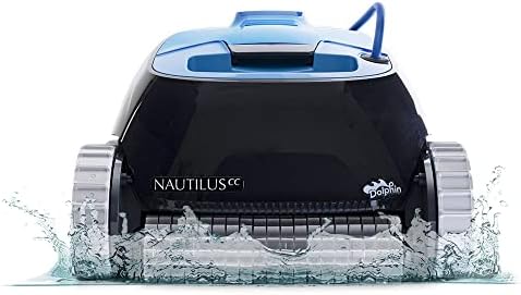 Dolphin Nautilus CC wall climbing mode scrubbing pool wall surface