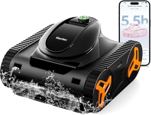 iGarden KN Series 330-min extended runtime robotic pool vacuum
