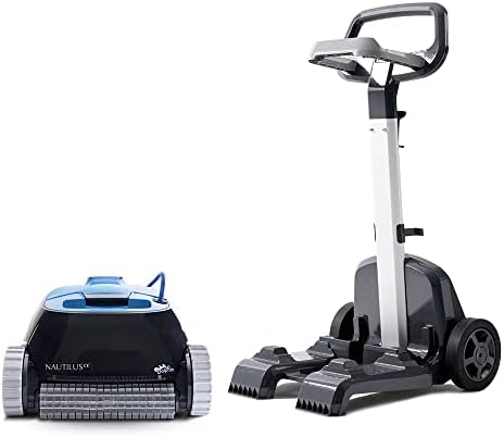 Dolphin Nautilus CC with caddy cart convenient poolside storage