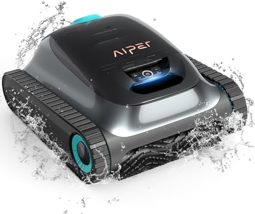 Aiper Scuba S1 gray color variant with app control interface