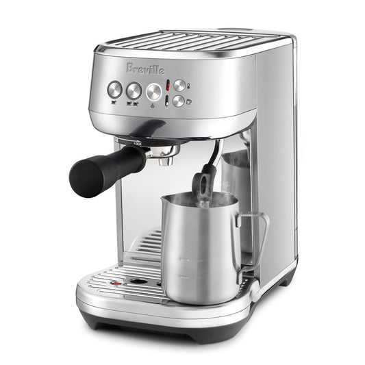 Breville BES500BSS Bambino Plus Espresso Machine, Brushed Stainless Steel | Make café-quality espresso, lattes and cappuccinos at home with this compact, semi-automatic coffee maker for home baristas