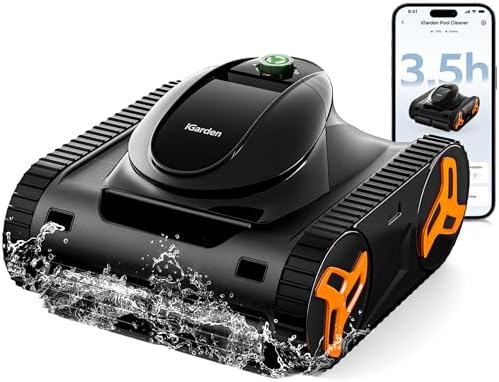 iGarden KN Series 210-min robotic pool cleaner compact lightweight design