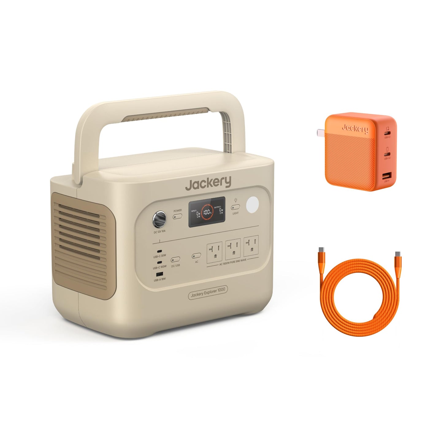 Jackery Solar Generator 1000 v2 with 200W Solar Panel,1070Wh Portable Power Station LiFePO4 Battery,1500W AC/100W USB-C Output, 1Hr Fast Charge for Outdoor,Off-Grid Living,RV,Emergency