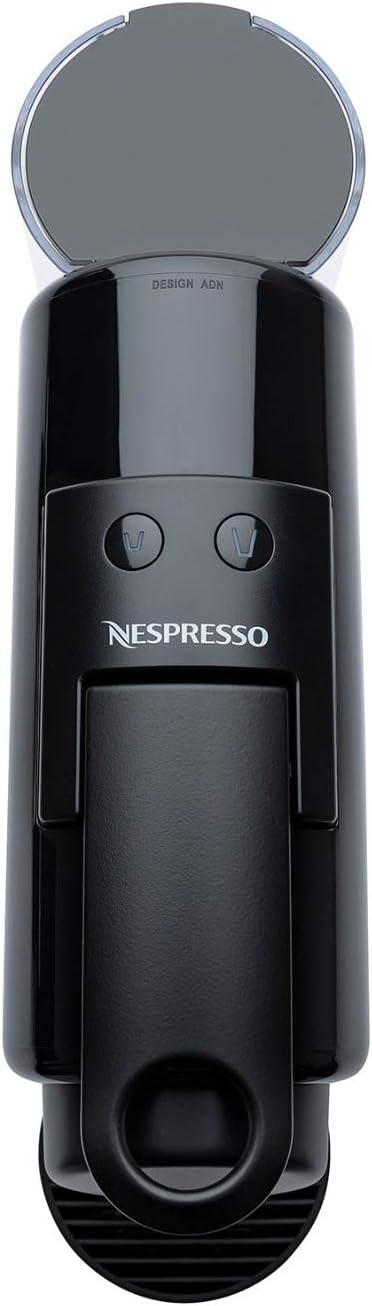 Nespresso Essenza Mini Coffee and Espresso Machine by De'Longhi, 1150 watts, 110ml, Black | Piano black compact espresso machine with 19 bar pressure, 25 second heat-up and 2 programmable cup sizes: Espresso, Lungo.