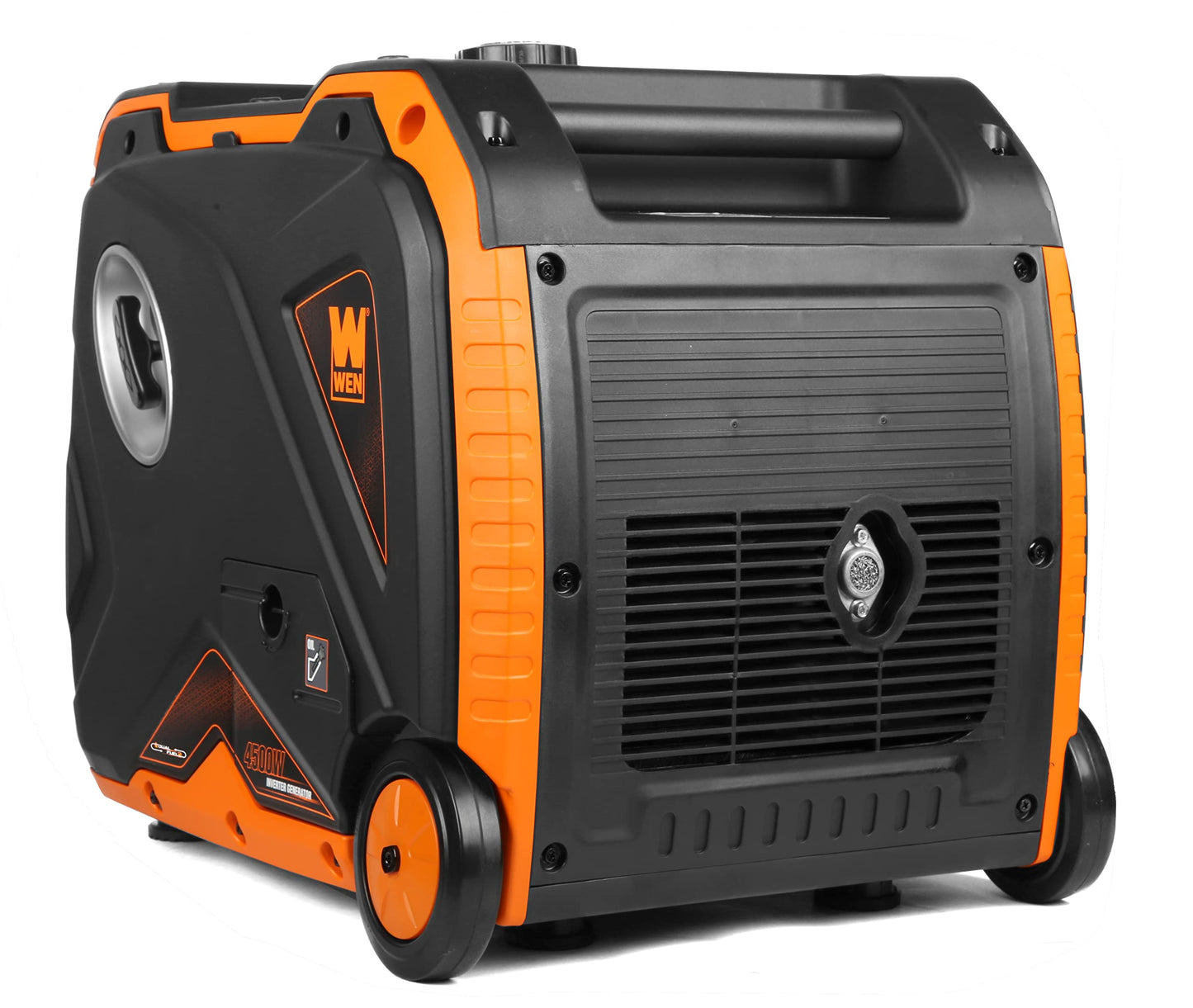 WEN 6800-Watt Dual Fuel RV-Ready Electric Start Portable Inverter Generator with Fuel Shut Off and CO Watchdog for Electric Vehicle Backup (DF680iX)