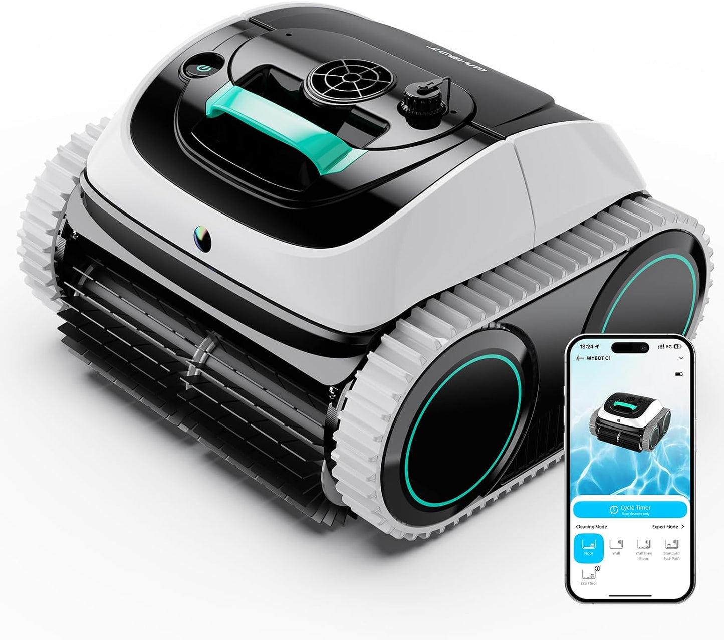 WYBOT C1 OTA firmware update improving navigation and cleaning performance