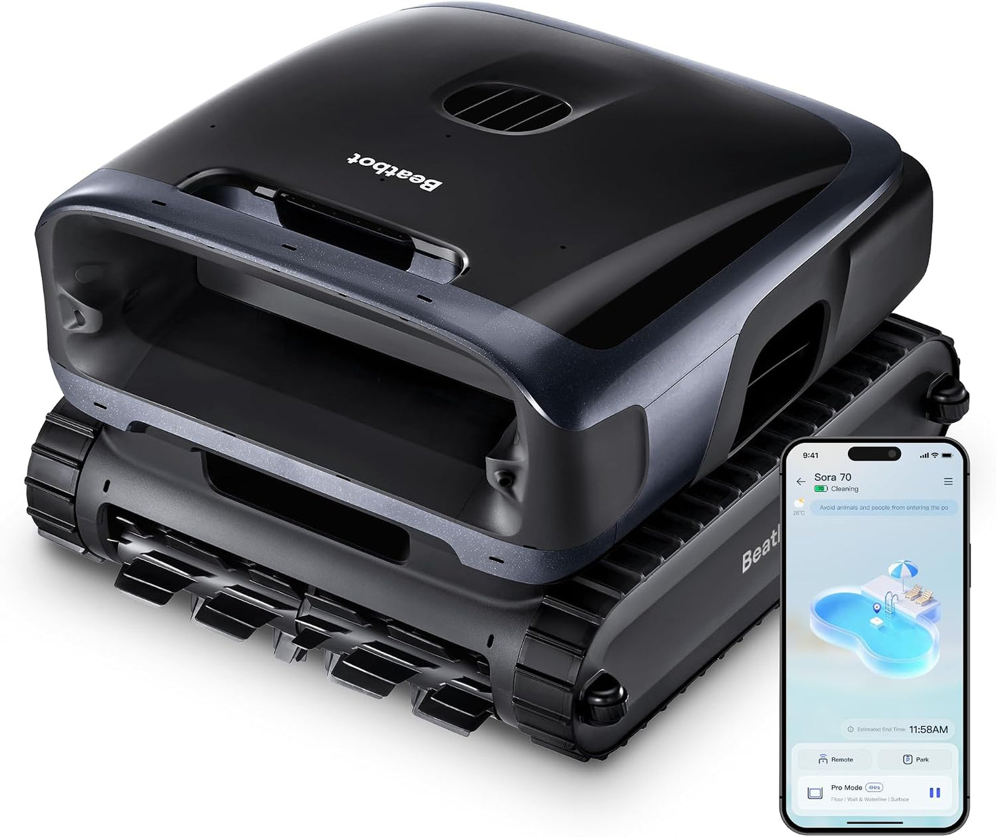 Beatbot Sora 70 JetPulse dual water jet surface debris collection system