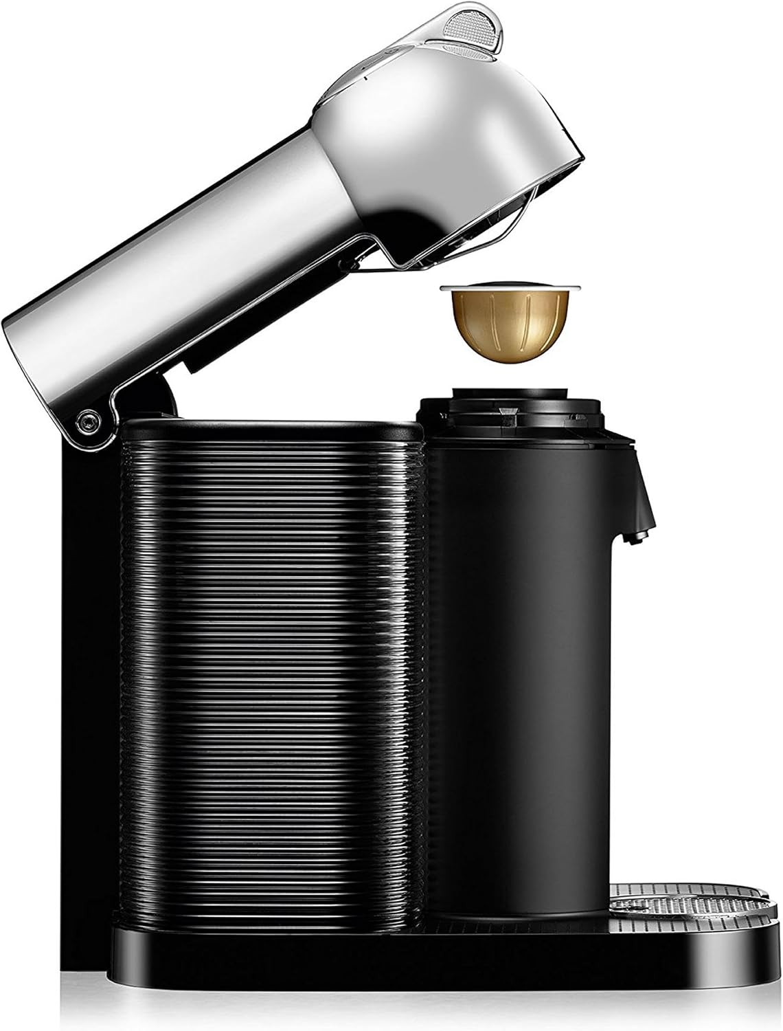 Nespresso Vertuo Coffee and Espresso Maker by Breville, Chrome with Aeroccino Milk Frother