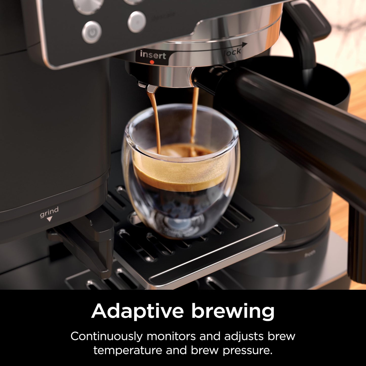 Ninja Luxe Café Premier 3-in-1 Espresso Machine, Drip Coffee, & Cold Brew | Built-in Grinder, Hands-Free Milk Frother, and Assisted Tamper for Cappuccinos & Lattes, Stainless Steel, ES601