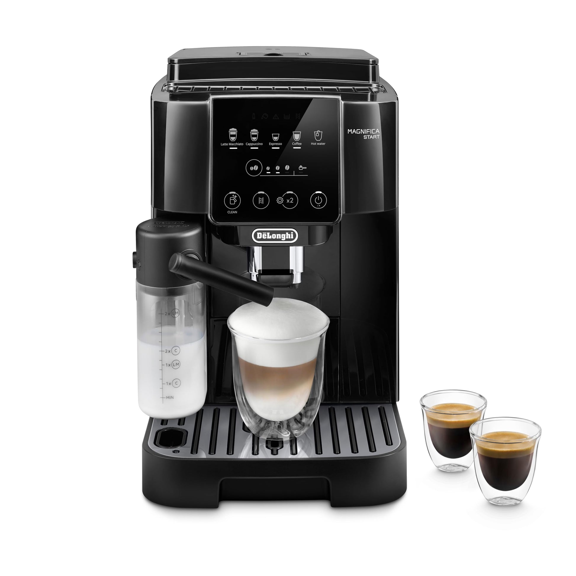 De'Longhi Magnifica Evo Automatic Espresso Machine, Milk Frother, Silver | #1 Worldwide Espresso Machine Maker, 7 One-Touch Recipes, Frother, Built-In Grinder, Craft Personalized Signature Drink