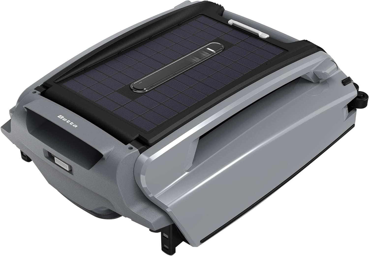 Betta SE Plus pool skimmer solar panel and Aqua Dynamics design close-up