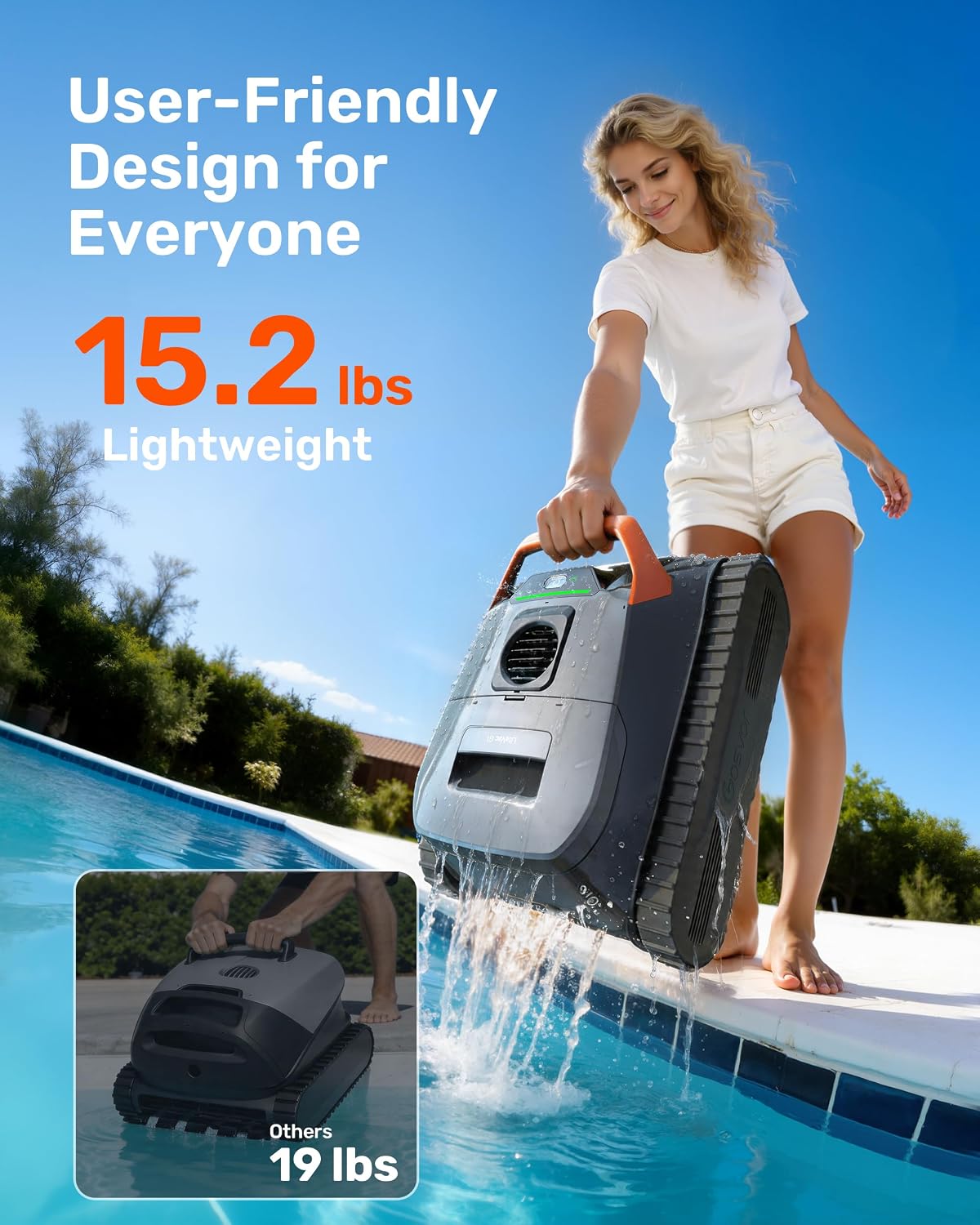 LiteVac G1 Gosvor app 5 cleaning modes interface on smartphone
