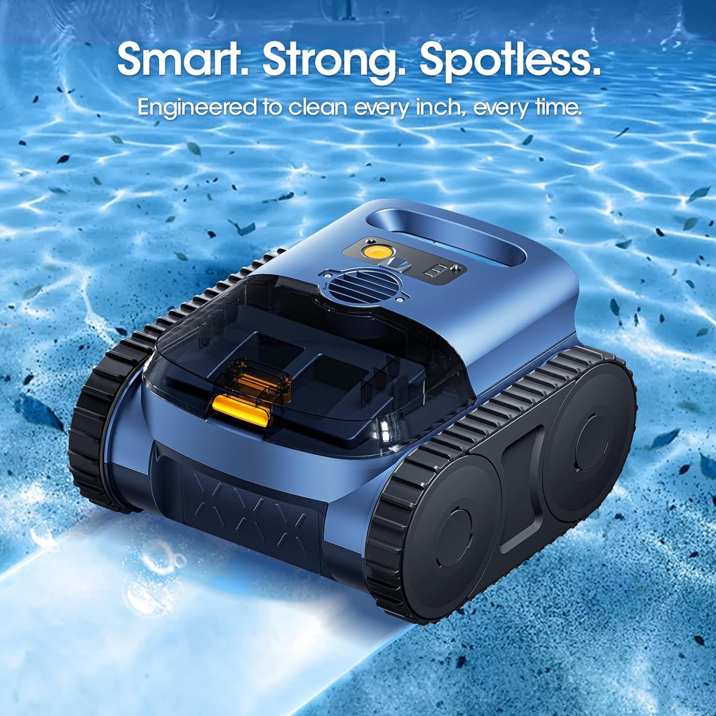 Nepturox one-touch start button simple operation cordless pool cleaner