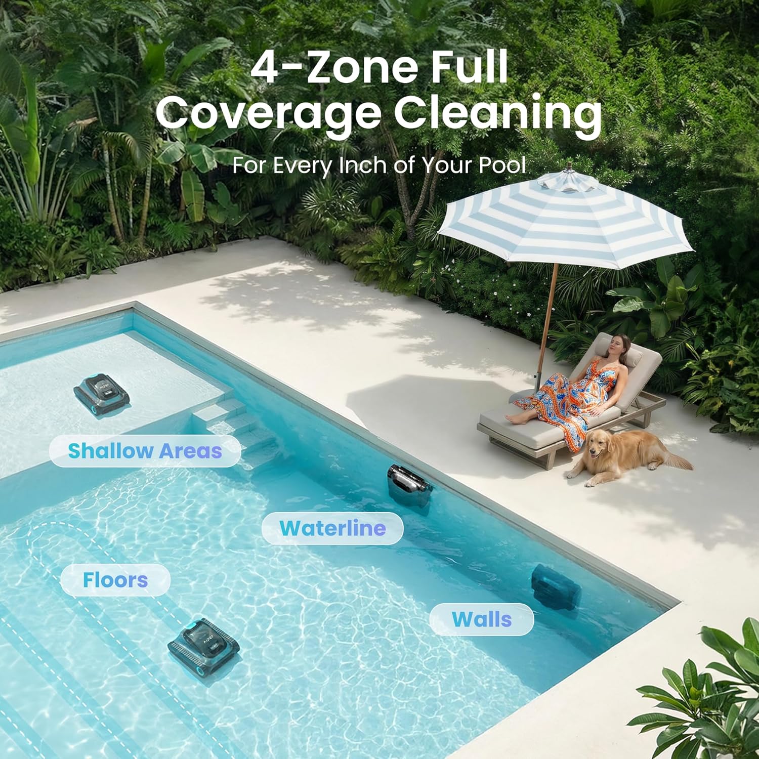 Aiper Scuba S1 WavePath dual-path navigation pattern pool coverage