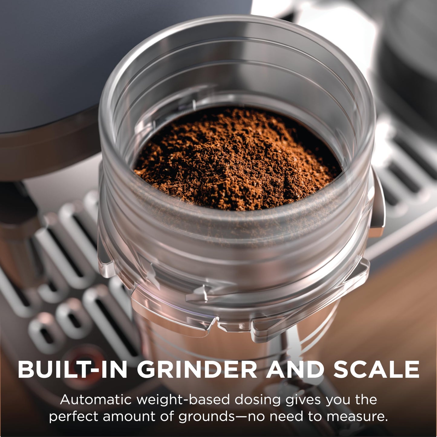 Ninja Luxe Café Premier 3-in-1 Espresso Machine, Drip Coffee, & Cold Brew | Built-in Grinder, Hands-Free Milk Frother, and Assisted Tamper for Cappuccinos & Lattes, Stainless Steel, ES601