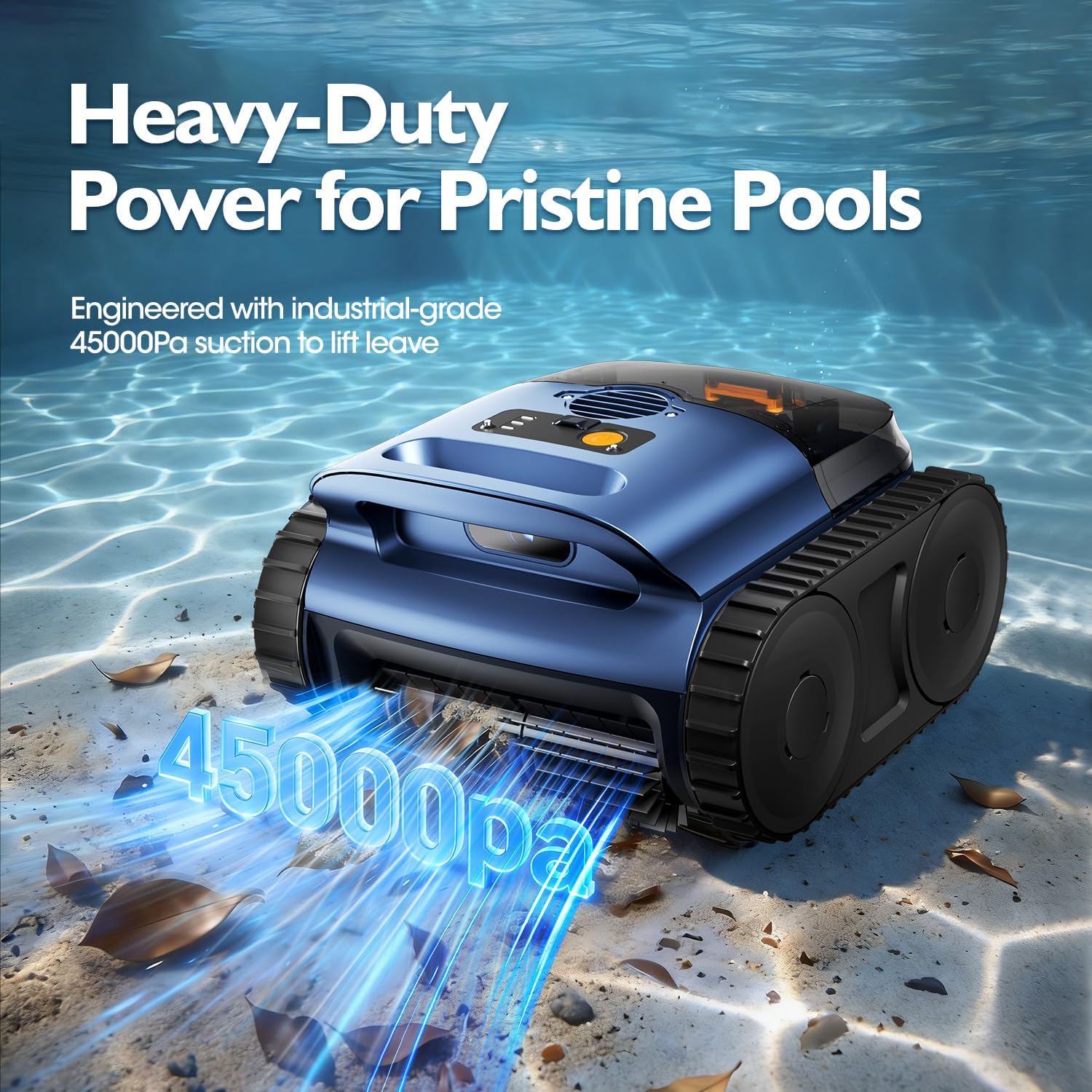 Lodoba robotic pool vacuum floor wall full-coverage mode selection
