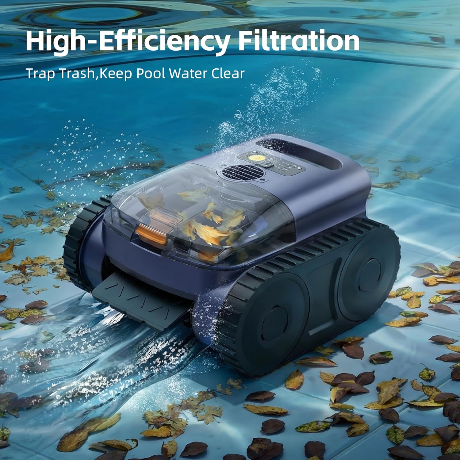 ABNEMEN self-parking feature returning to pool edge when battery is low