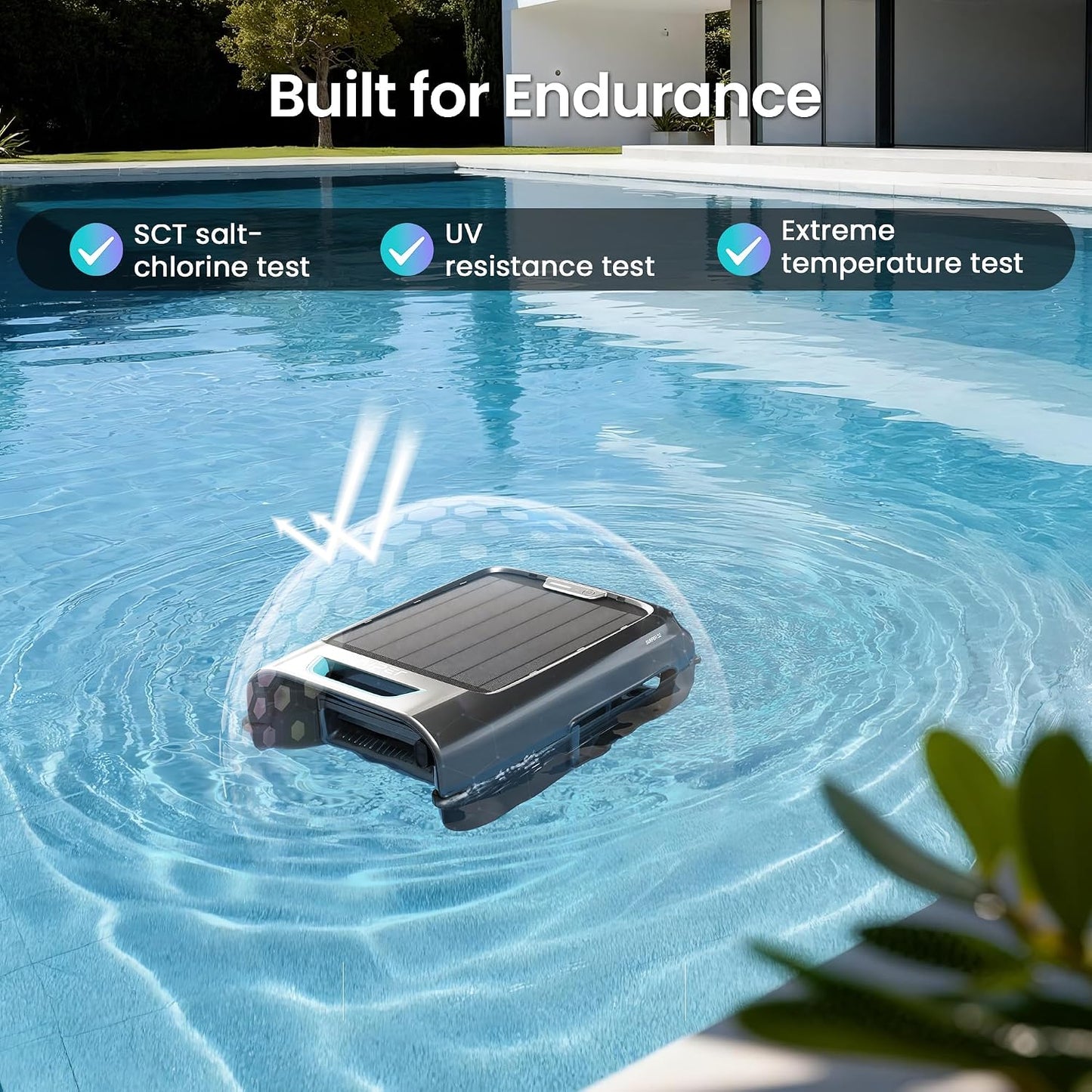 AIPER EcoSurfer S2 twin SCT salt chlorine tolerant motors close-up