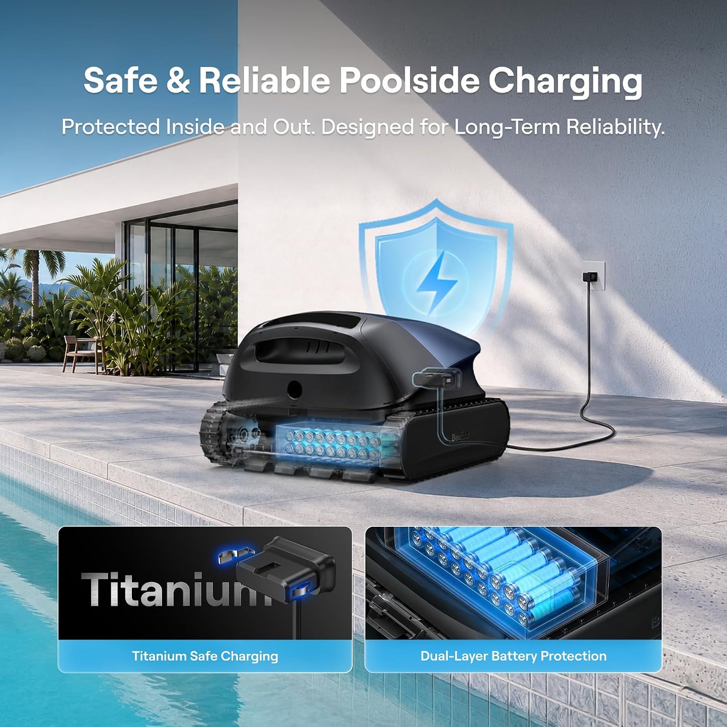 Beatbot Sora 10 pool robot lightweight design easy retrieval lifting