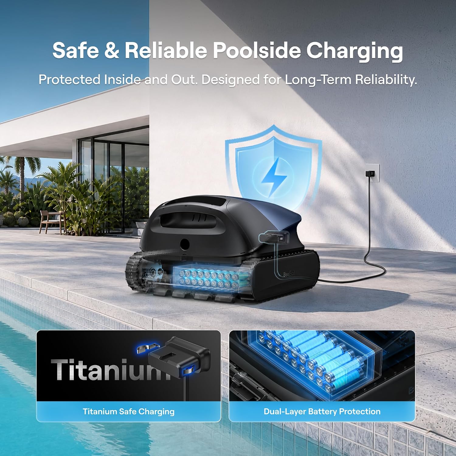 Beatbot Sora 10 pool robot lightweight design easy retrieval lifting