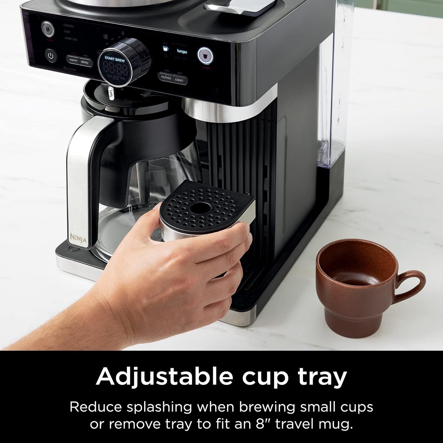 Ninja Espresso & Coffee Maker, Nespresso Capsule Compatible, Black, CFN601 | Barista System, 3 Espresso Brew Styles, Single-Serve Coffee, Built-in Frother, Espresso, Cappuccino & Latte Maker